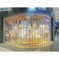 Commercial Transparent Crystal Folding Door